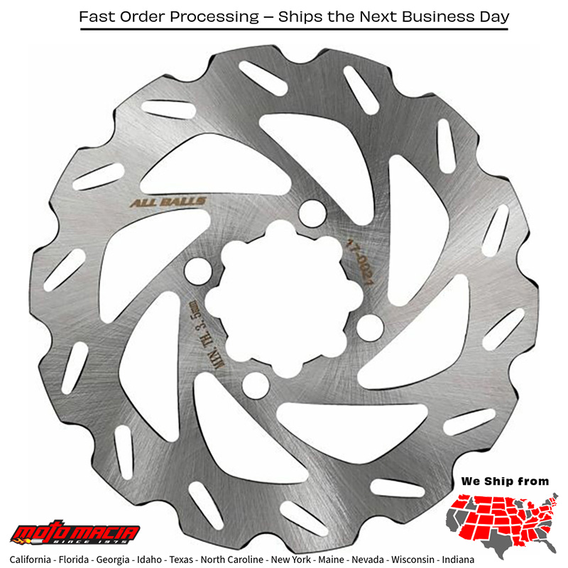 ALL BALLS Brake Rotor Yamaha Yfz450r 2009-2026 Yfz450x 2010-2011 Yfm700 more