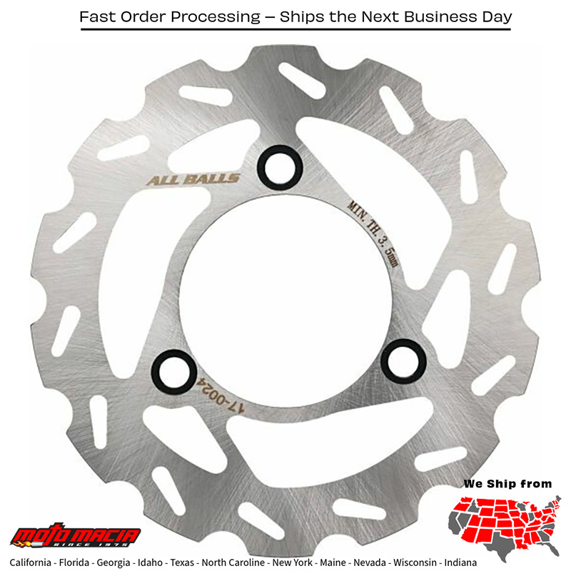 ALL BALLS Brake Rotor Suzuki Lt-R450 Quadracer 2006-2009Brake Disc Rear LT-R4...