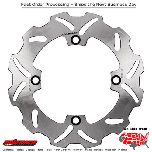 ALL BALLS Brake Rotor Honda Cr125r 1998-2001 Cr250r 1997-2001Brake Disc Rear Ho