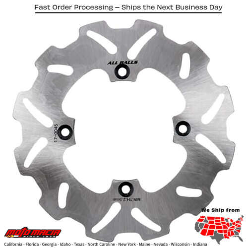 ALL BALLS Brake Rotor Yamaha Yz80 1993-2002 Yz85 2002-2022 Yz65 2018-20 more