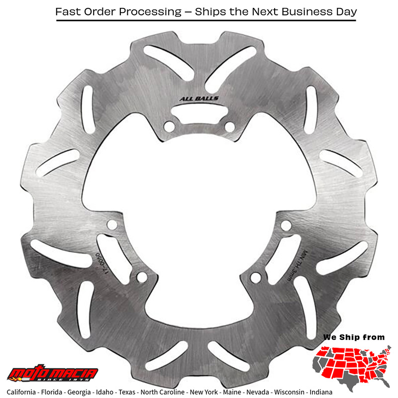 ALL BALLS Brake Rotor Honda Cr500r 1995-2001 Crf450r 2002-2014 Crf250r 20 more