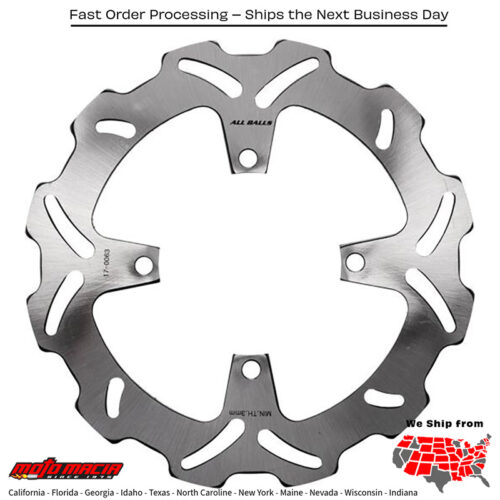 ALL BALLS Brake Rotor Kawasaki Kx250f 2004-2005 Kx250 2003-2005 Kdx more