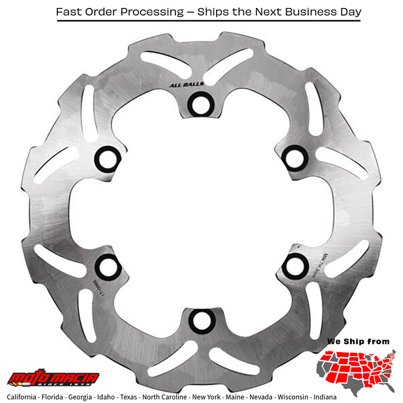 ALL BALLS Brake Rotor Kawasaki Klr650 1987-2007Brake Disc Rear KL650 A (KLR)...