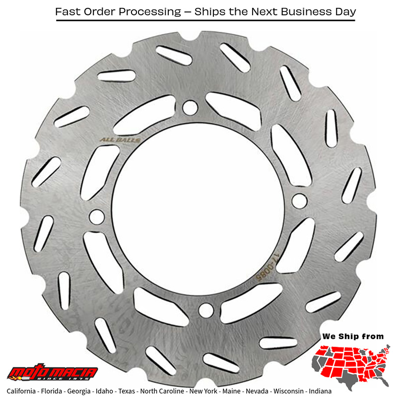 ALL BALLS Brake Rotor Polaris Sportsman 500 Ho 2x4 2003-2006 Sportsman 500 Ef...