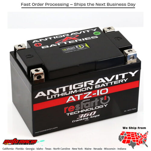 ANTIGRAVITY Lithium Battery Atz10-Rs 360 Ca Ducati Monster 1100 Evo 2011-2013 Ya