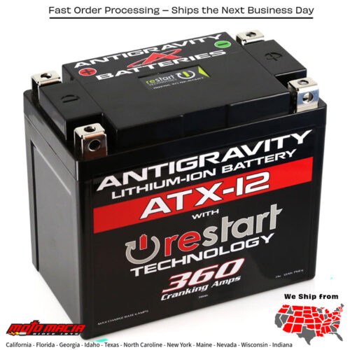 ANTIGRAVITY Lithium Battery Atx12-Rs 360 Ca Bmw F800r Triumph Tiger 800 Xc...