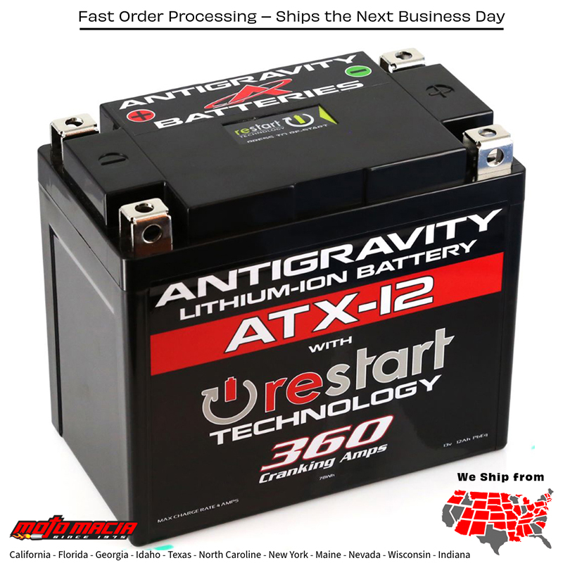 ANTIGRAVITY Lithium Battery Atx12-Rs 360 Ca Bmw F800r Triumph Tiger 800 Xc...