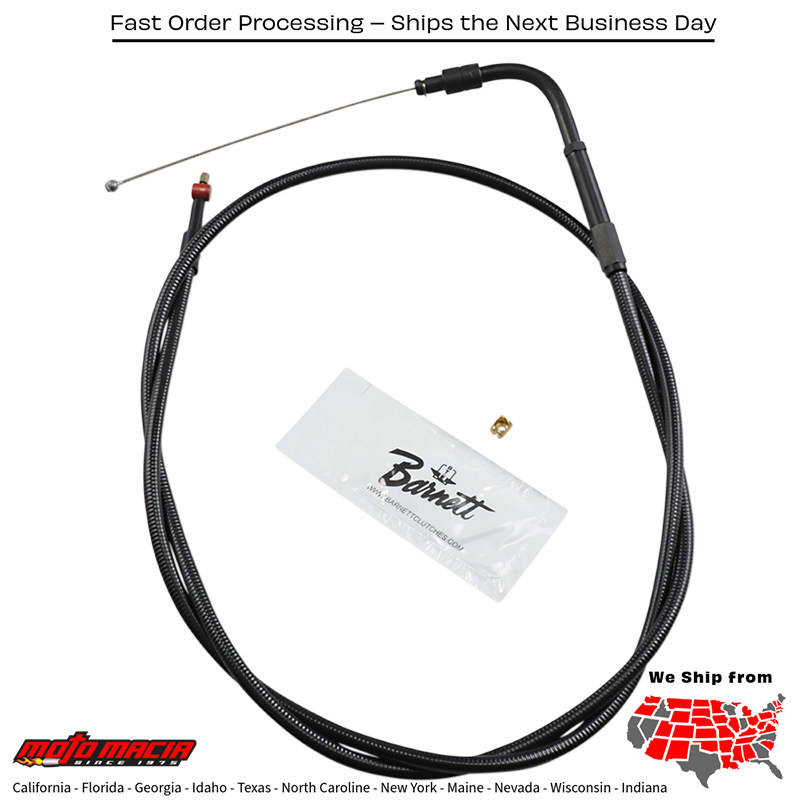 BARNETT Cable Throttle 56357-02+6 Flstc 2010-2015 F more...