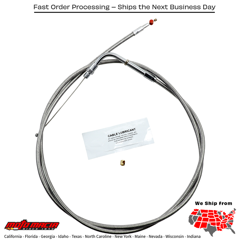 BARNETT Cable Thr S/S 56376-94+12 Harley-Davidson Flhr 1994-1995...