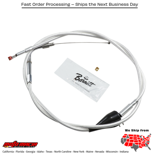 BARNETT Cable, Cruise, 56358-02ps+6 Harley-Davidson Flhr-I 2002-2006...