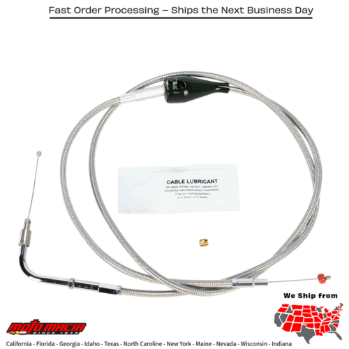 BARNETT Cable Crs S/S 56358-96+8 Harley-Davidson Flhr-I 1996-2001 F more...