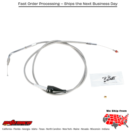 BARNETT Cable Crs S/S 56358-02+8 Harley-Davidson Flhtcu 2007...