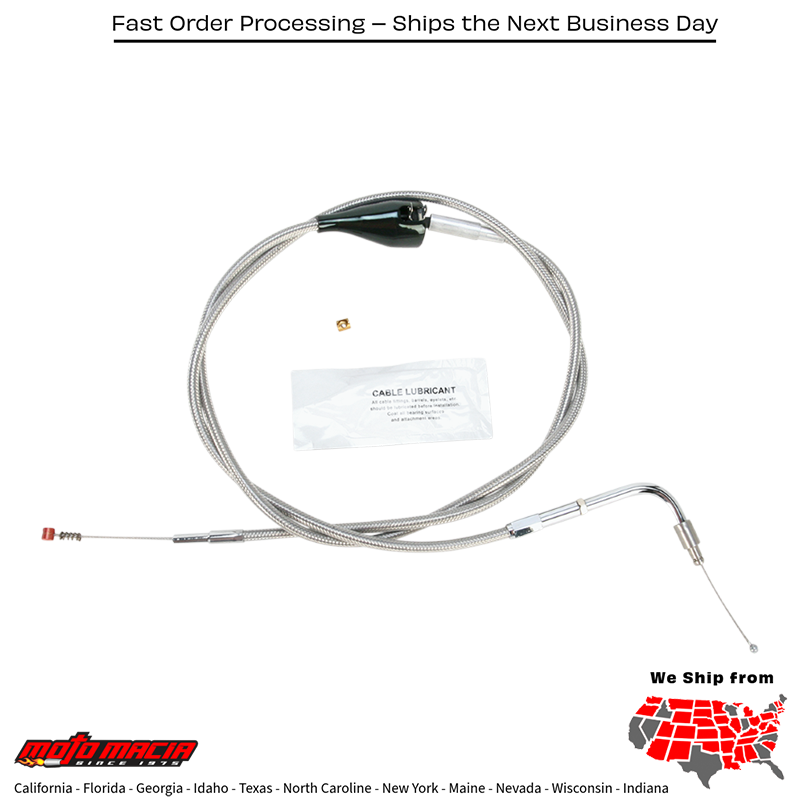 BARNETT Cable Idl S/S 56385-02+10 Harley-Davidson Flhr-I 2002-2006...