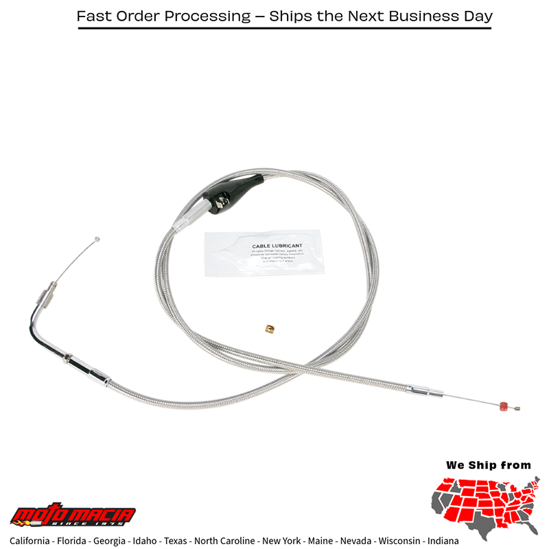 BARNETT Cable Idl S/S 56358-96+10 Harley-Davidson Flhr-I 1996-2001...
