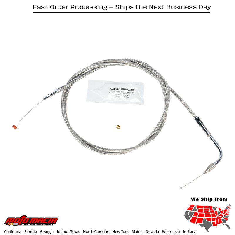 BARNETT Cable Idl S/S 56368-96+12 Harley-Davidson Flhr-I 1996-2001...