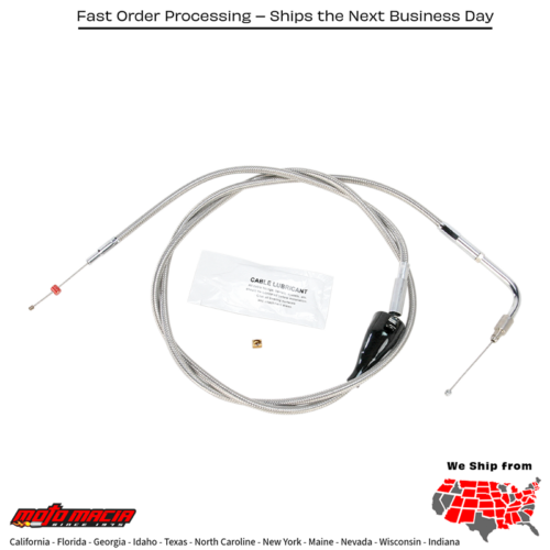 BARNETT Cable Crs S/S 56358-96+12 Harley-Davidson Flhr-I 1996-2001...
