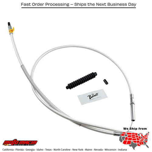 BARNETT Cable, Clutch, 38601-89+6 Harley-Davidson Flhr 1994-2006...