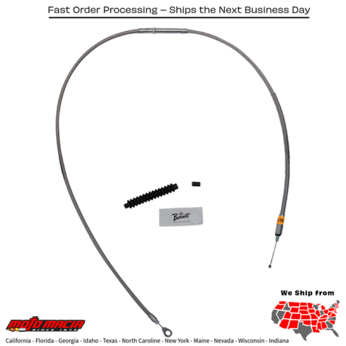 BARNETT Cable, Clutch, 38601-89 Harley-Davidson Flhr 1994-2006...