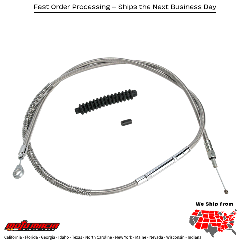 BARNETT Cable, Clutch, 38601-89+6 Harley-Davidson Flhr 1994-2006...