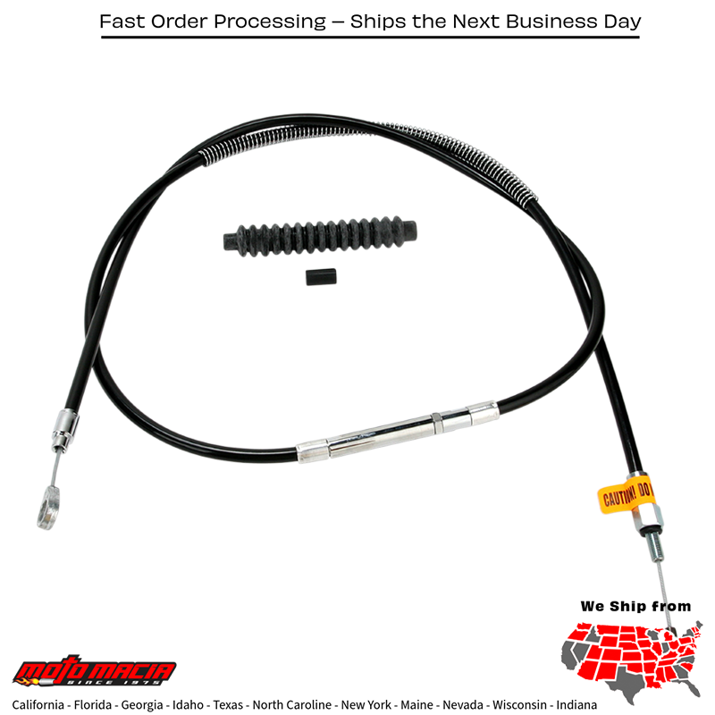 BARNETT Cable, Clutch, 38605-87a+6 Harley-Davidson Fxr 1987-1989 Fxrt...