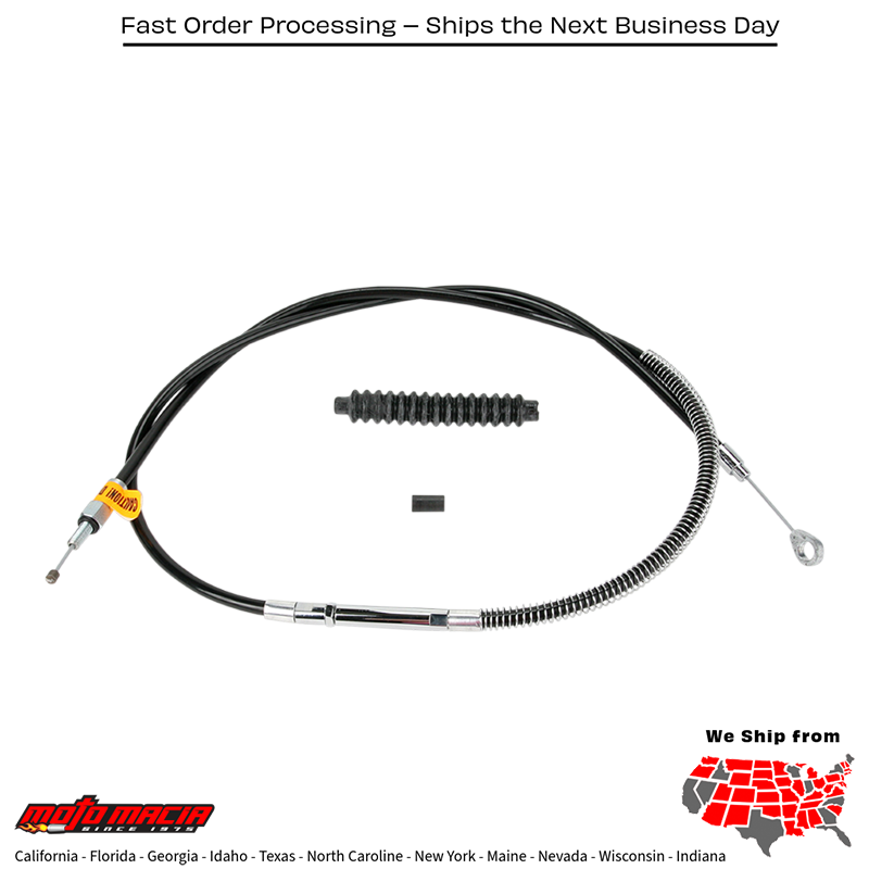 BARNETT Cable, Clutch, 38607-87a Harley-Davidson Flhs 1987-1988 Flhtc...