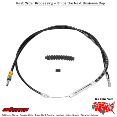 BARNETT Cable, Clutch, 38607-87a+6 Harley-Davidson Flhs 1987-1988...