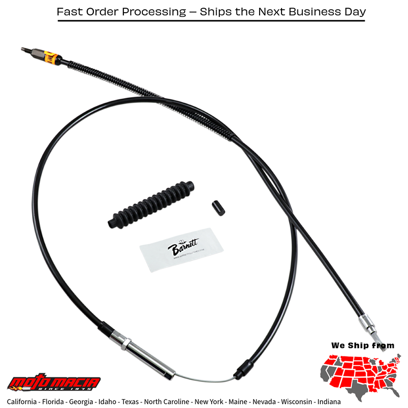 BARNETT Cable Cltch 38788-06b+6 Harley-Davidson Fxdbp Pull-Back 2013-2016...