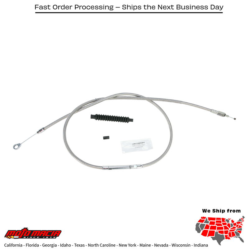 BARNETT Cable Cltch 38788-06bsc+6 Harley-Davidson Fxdbp Pull-Back 2013-2016...