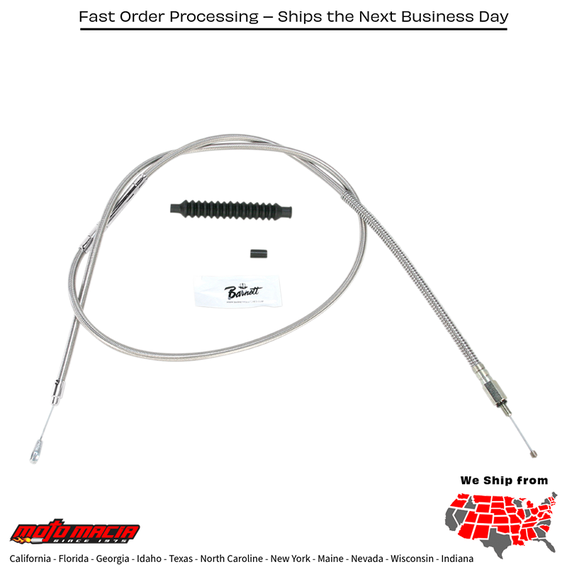 BARNETT Cable Clh S/S 38601-89+12 Harley-Davidson Flhr 1994-2006...