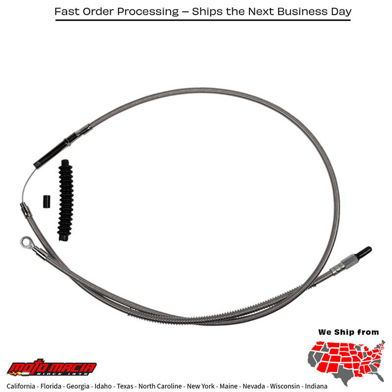 BARNETT Cable Clutch Fltr Stnl Steel Std