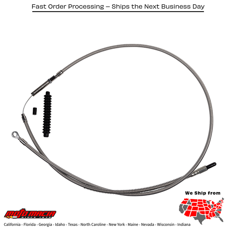 BARNETT Cable Clutch Fltr Stnl Steel +6