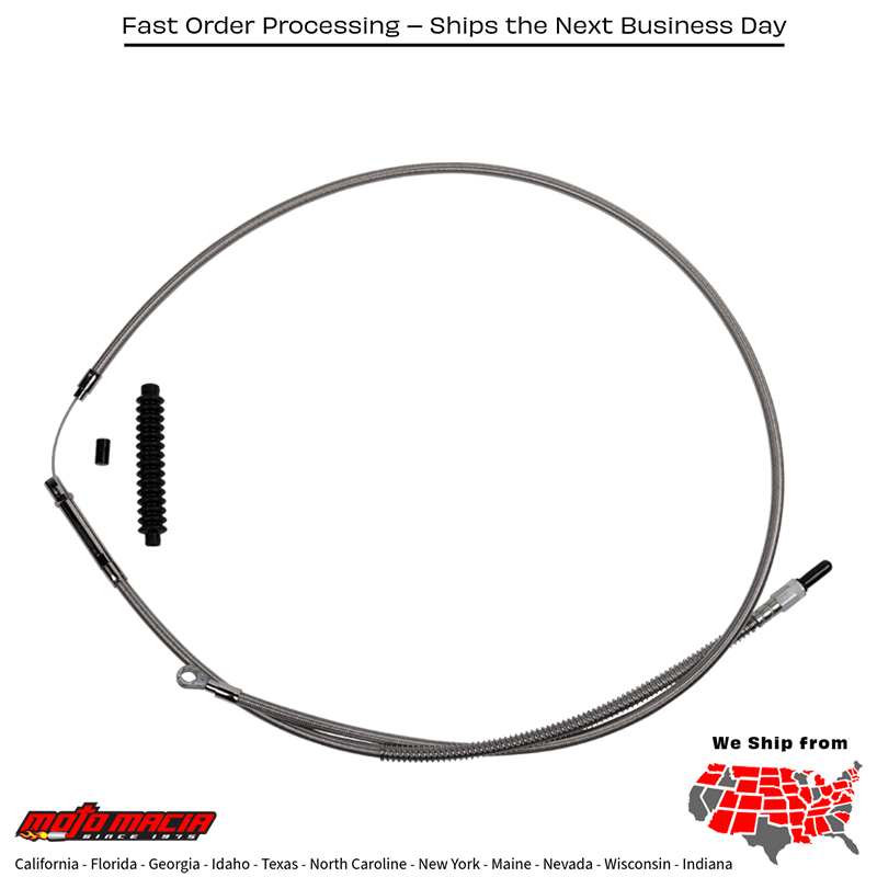 BARNETT Cable Clutch Fltr Stnl Steel +8