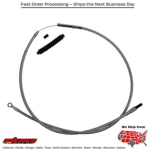 BARNETT Cable Clutch Softail Stnl Steel Std Flfb 2018-2019...