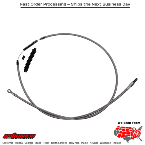 BARNETT Cable Clutch Softail Stnl Steel +8 FLFB 2018-2019...