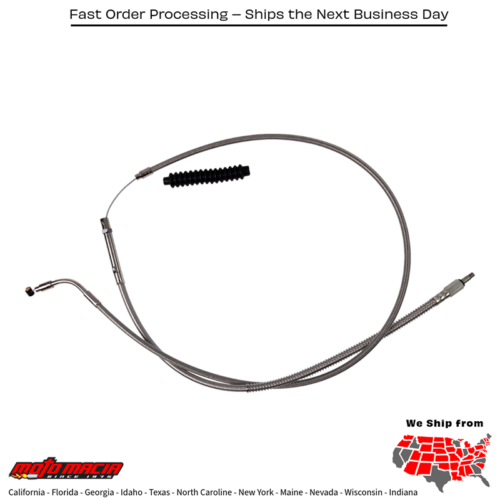 BARNETT Cable Clutch Stainless Steel +6 Harley-Davidson Street Glide...