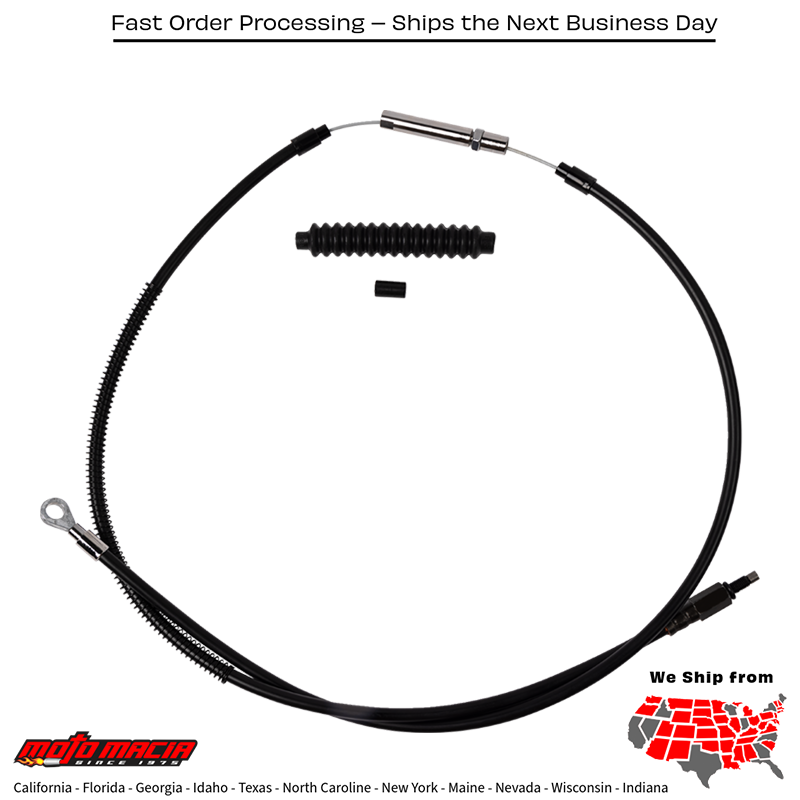 BARNETT Cable Clutch Black Std Flde 2018-2019 Fxdrs...