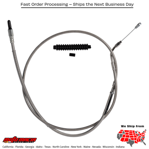 BARNETT Cable Clutch Stnls Braid +6