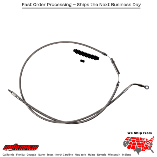BARNETT Cable Clutch Stnls Braid +8
