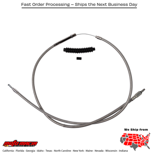 BARNETT Cable Clutch Stnls Braid Std Flhc 2018-2019...