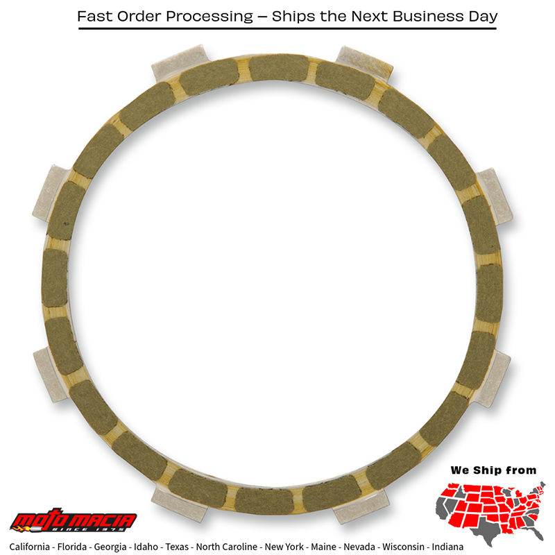 BARNETT Clutch Plate Friction Yamaha Tt/Ttr125 2000-2019 Yz80 1976-1980...