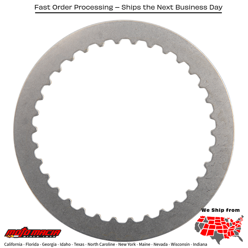 BARNETT Clutch Plate Steel H/K/S Honda Cr125r 1982-1982 Kawasaki Kx80 1998-2000.