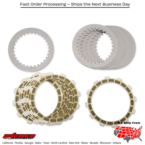 BARNETT Clutch Plate Kit Yamaha Xv1100 Virago 1986-1998 Xvs1100 V-Sta...