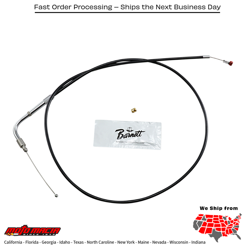 BARNETT Idle Cable Std.02-07 Flhr Harley-Davidson 2002-2006 Fl more...
