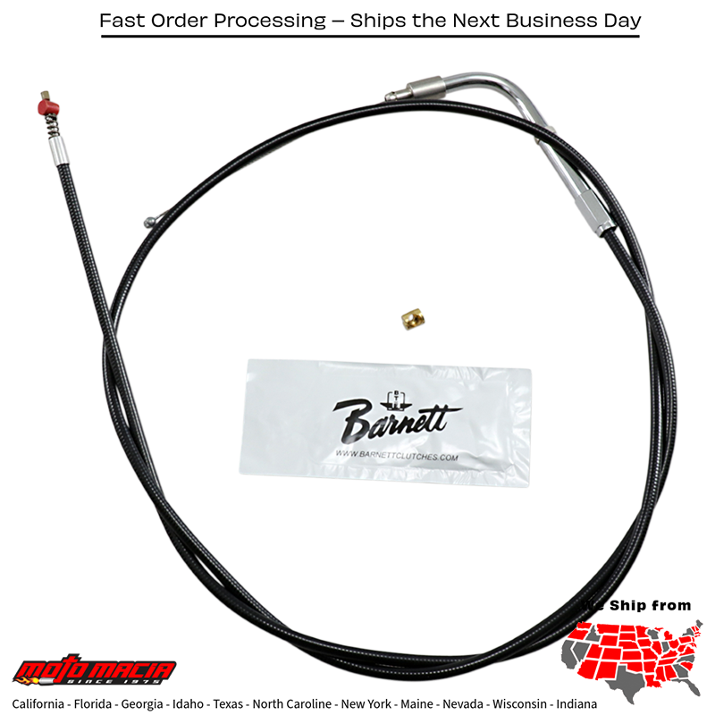 BARNETT Idle Cable+3" 02-07 Flhr Harley-Davidson 2002-2006 more...