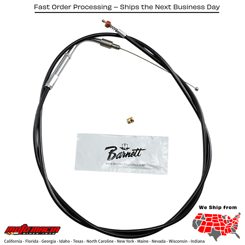BARNETT Idle Cable+6" 02-07 Flhr Harley-Davidson 2002-2006 more...