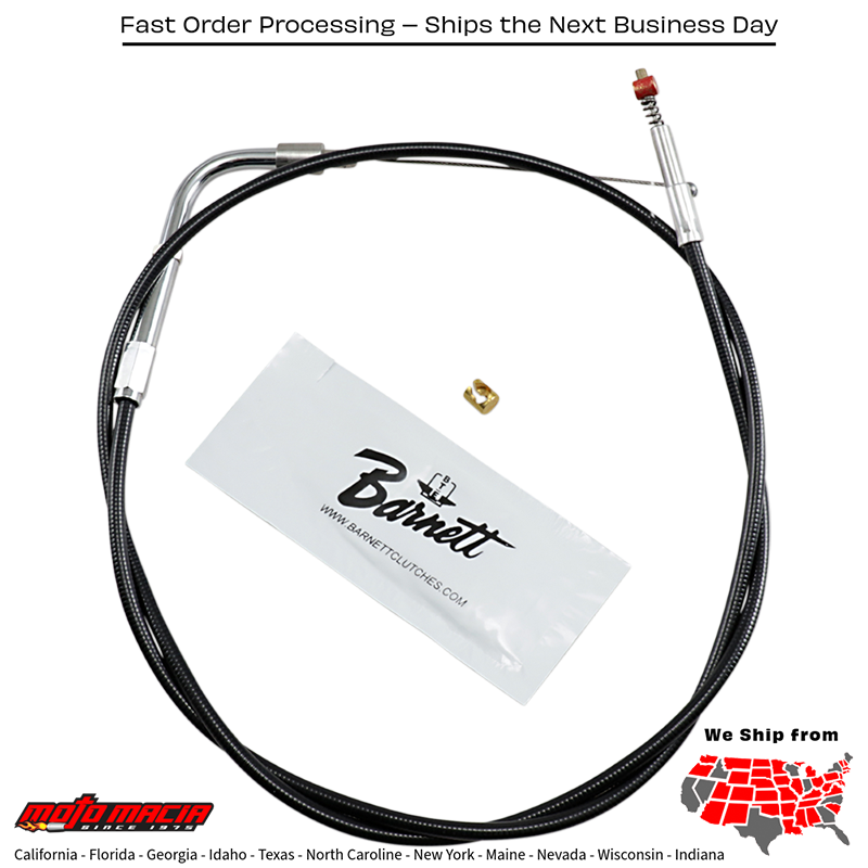 BARNETT Idle Cable+6"01-10 Fxst/I Harley-Davidson Flstc 2007-2009 F...