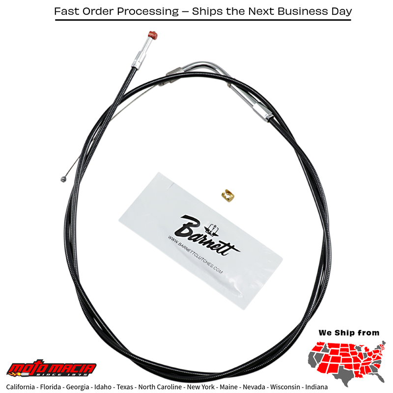 BARNETT +6 Thr Cable 96-07 Flht Flhr 1996-2001 more...