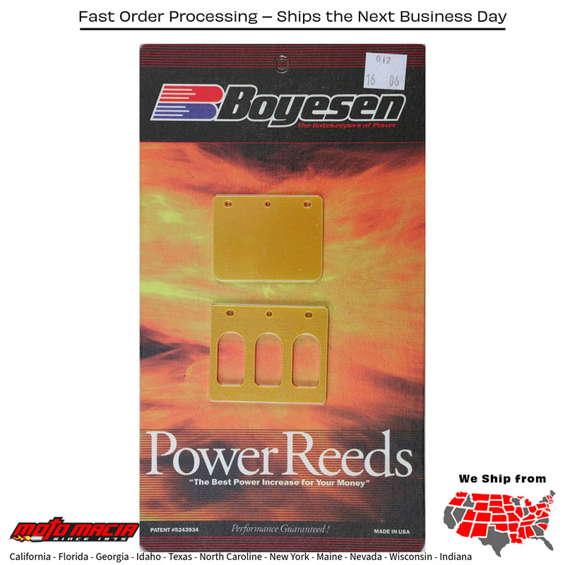 BOYESEN Watercraft Power Reeds Kawasaki Jet Mate (Jb650-A) 1989-1992 X2 (J
