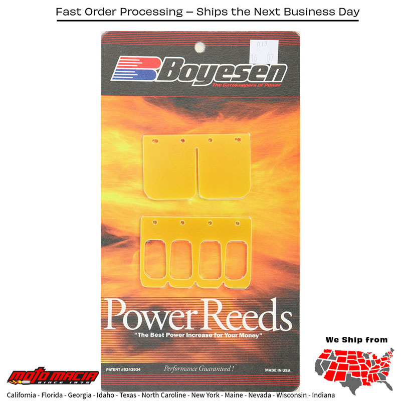 BOYESEN Watercraft Power Reeds Kawasaki 800 Sx-R (Js800-A) 2003-2011 750 S more