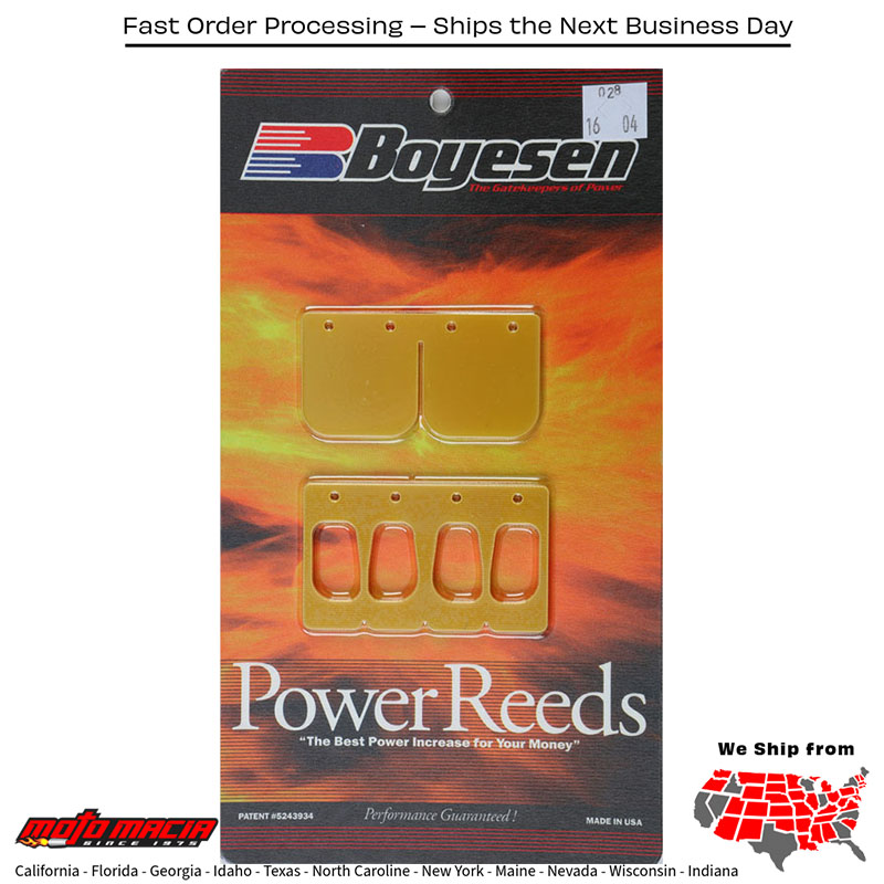 BOYESEN Watercraft Power Reeds Yamaha Waveraider (Ra1100) 1995-1996 Wavevent...